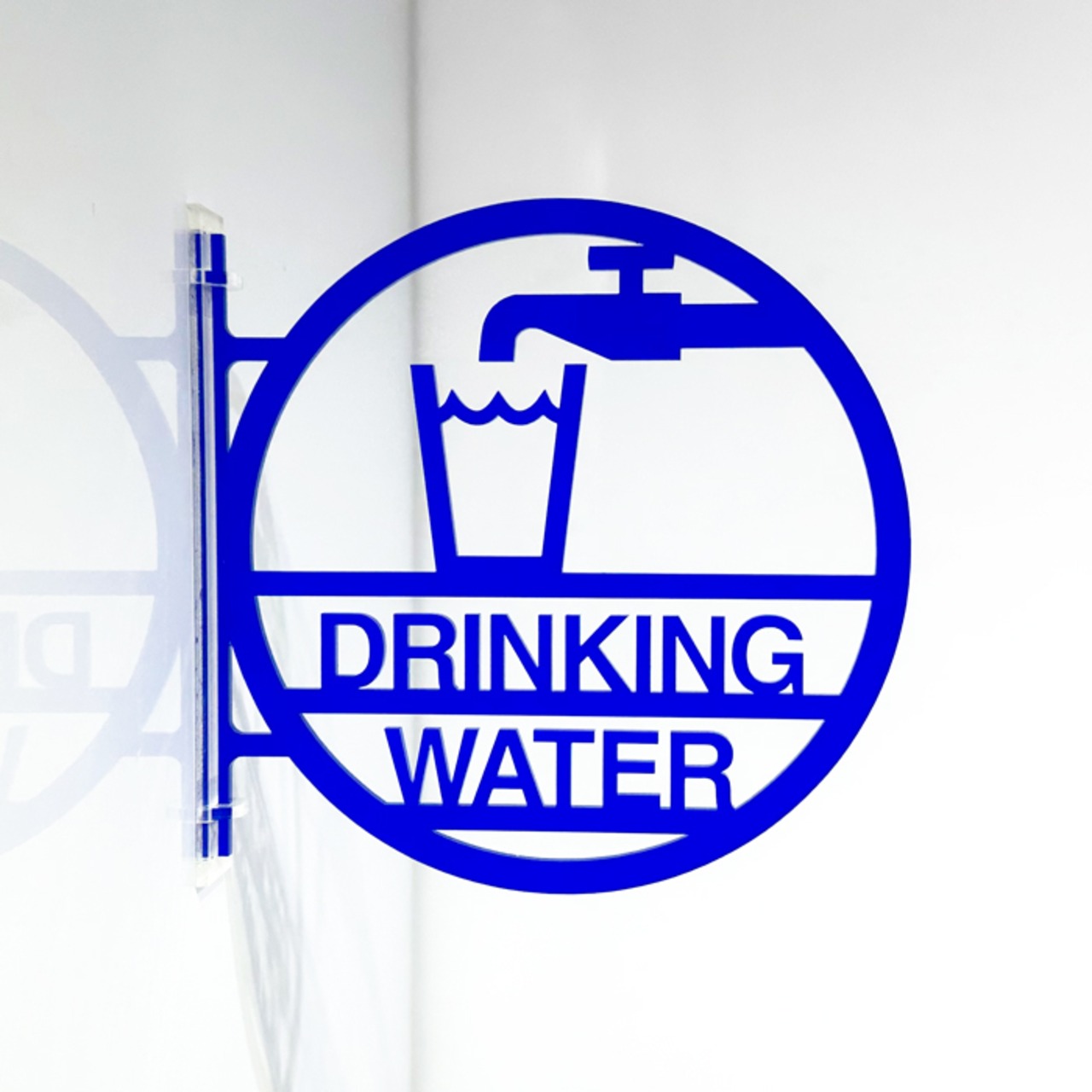 ツケレルン（1Wayピクトサイン）軽量 アクリル 突き出し 看板 （飲料水 サイン）1way-0112 - 2