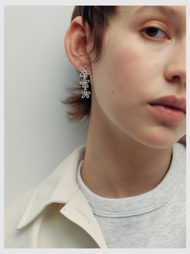 Earring/Pierce -Silver-
