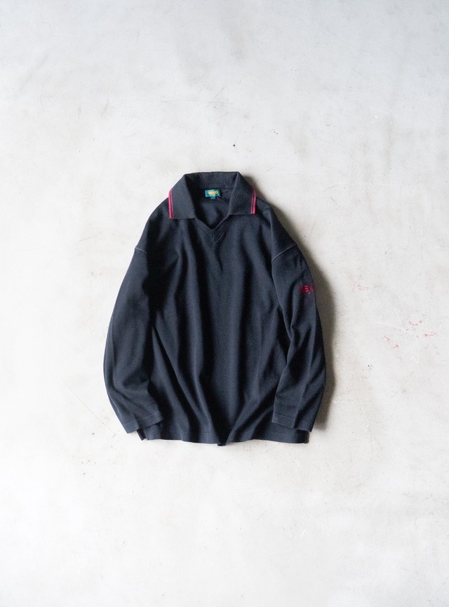 "KENZO GOLF" 1990s Detachable collar pullover