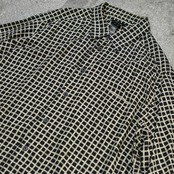 Claiborne pattern rayon shirt