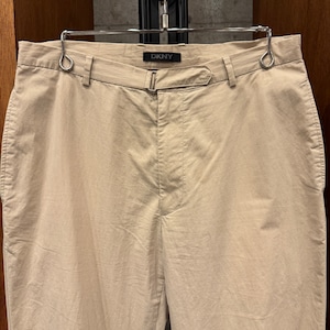 DKNY COTTON/NYLON PANT IVORY W33 L29.5⑧