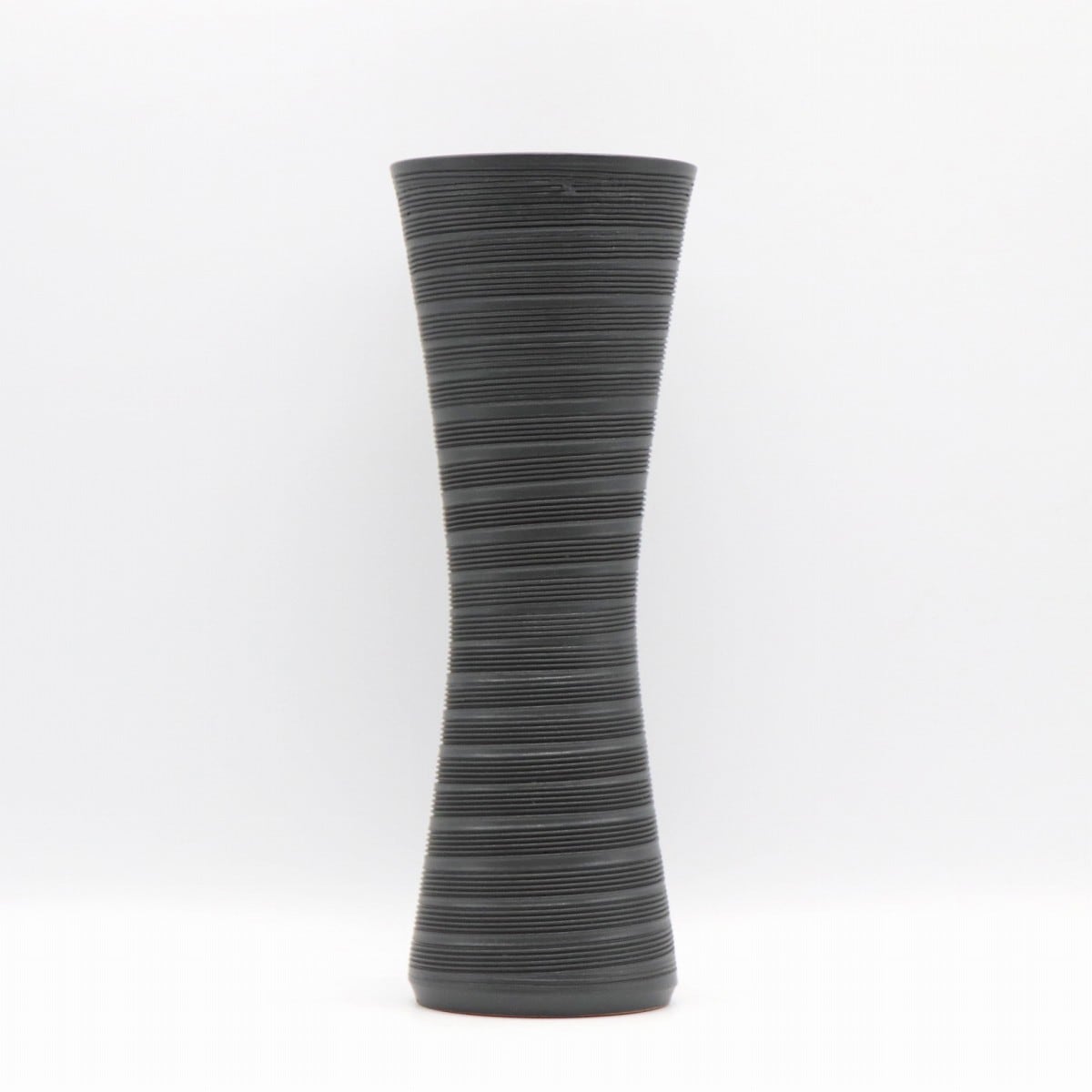 グレー 球形 花瓶　陶器　匿名配送 クラフト花瓶 L グレー かもしか花卉店 かもしか道具店オンラインショップ