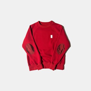 Elbow Patch Sweat(Red)