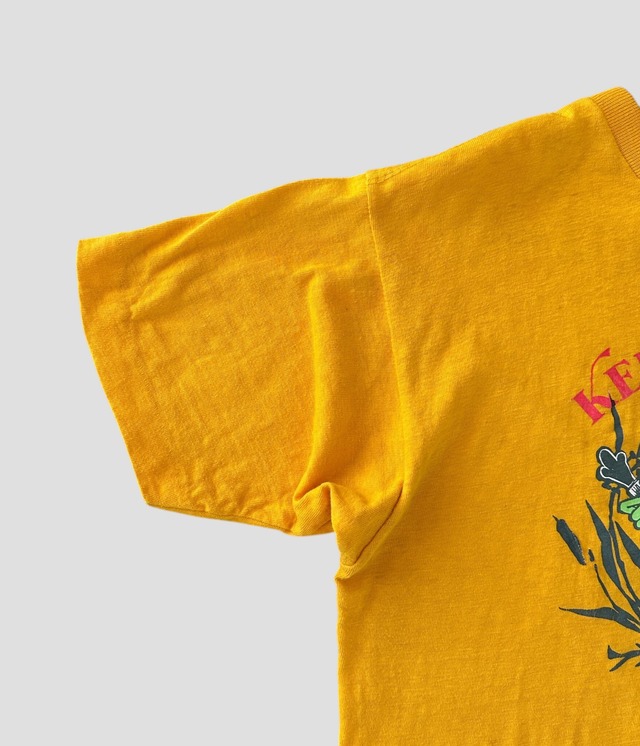 -Champion- Vintage 70s M Print T-shirt made in USA
