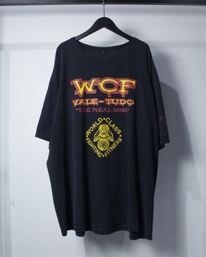 【Caka BLACK】“WCF” Special Graphic Vintage T-Shirt