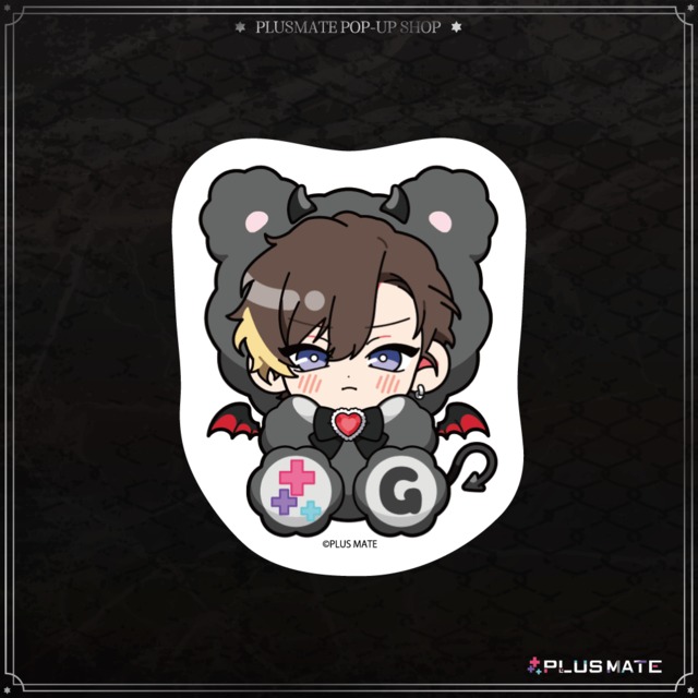PLUSMATE かれぬい～天使&悪魔～　ステッカー 【北虎】