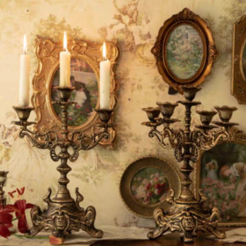 Antique candle stand 5type【m182】