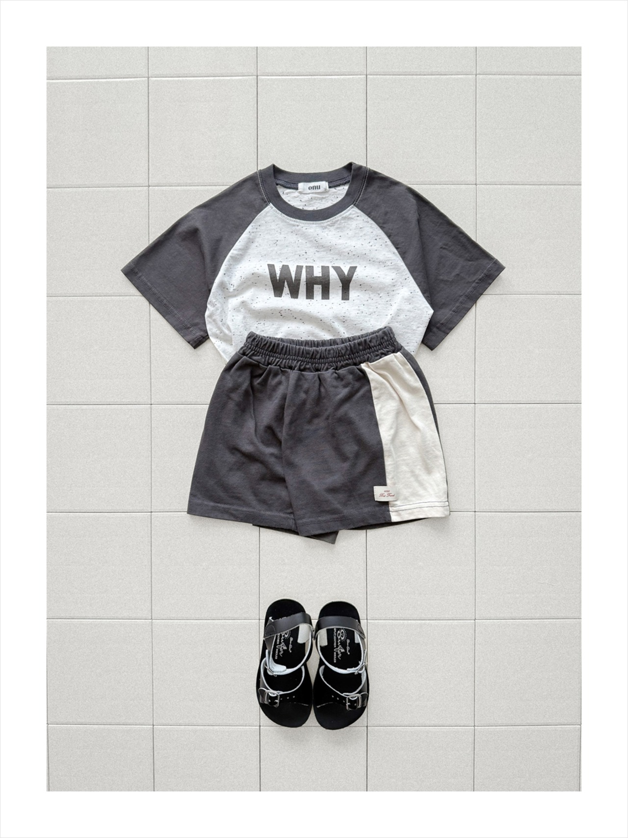 【取寄/韓国直送】ONU  25/SM WhyラグランTシャツ