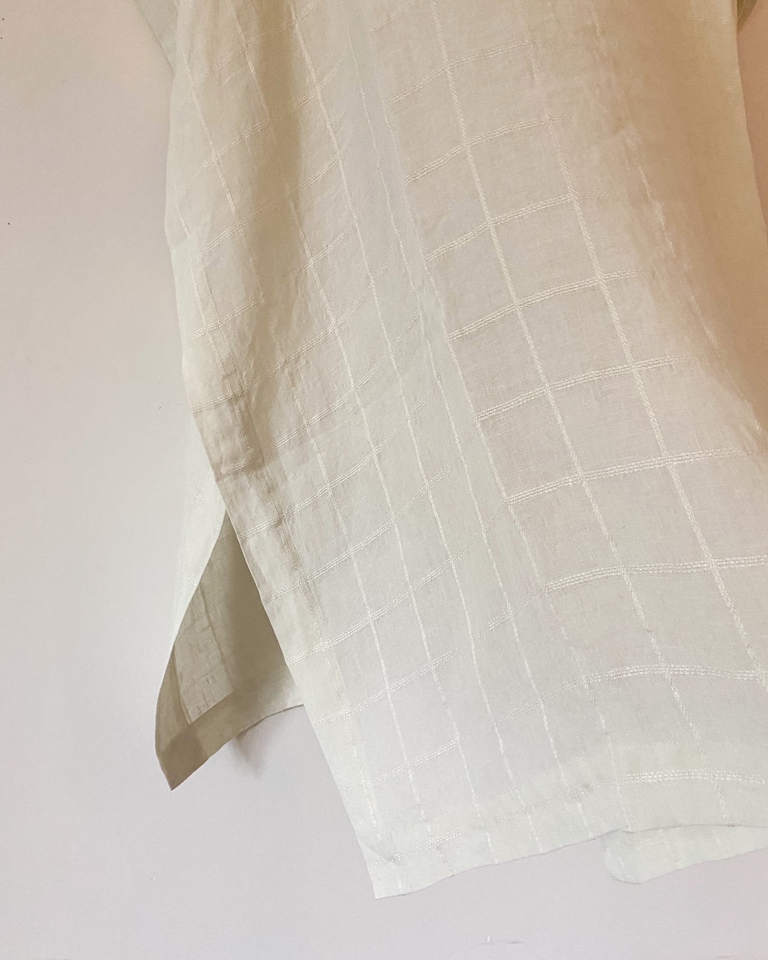 evam eva リネンステッチポンチョ linen stitches poncho | evam eva