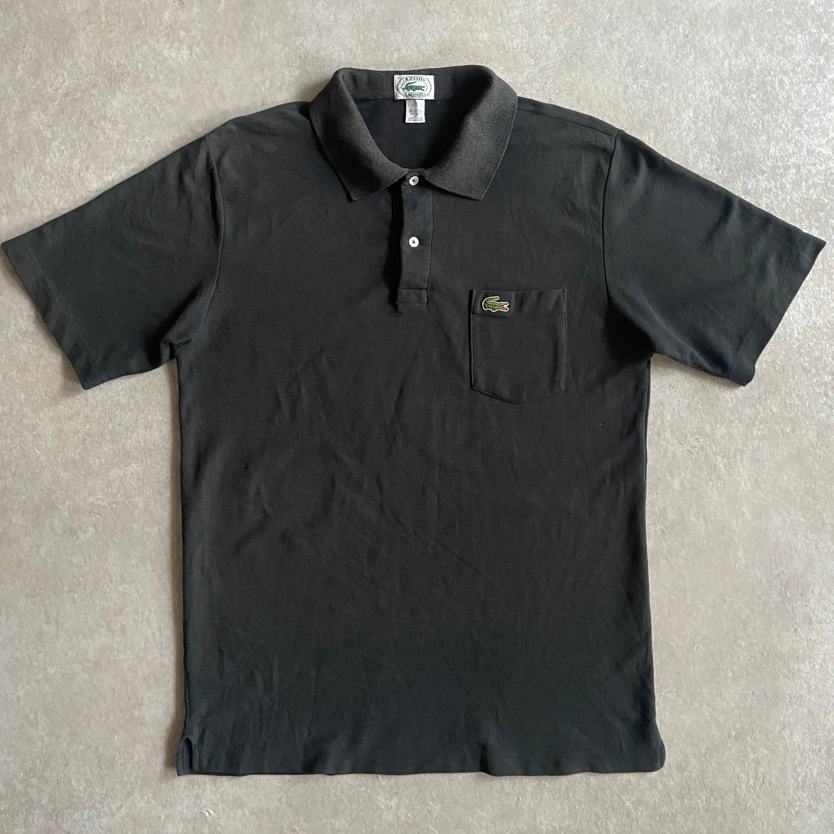 1990s LACOSTE S/S Polo Shirt XL Made in USA H328