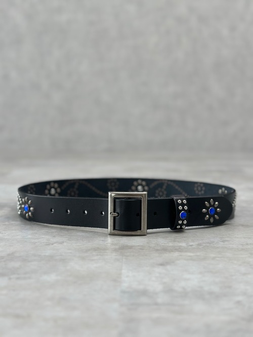 Blue Stone Studded Belt