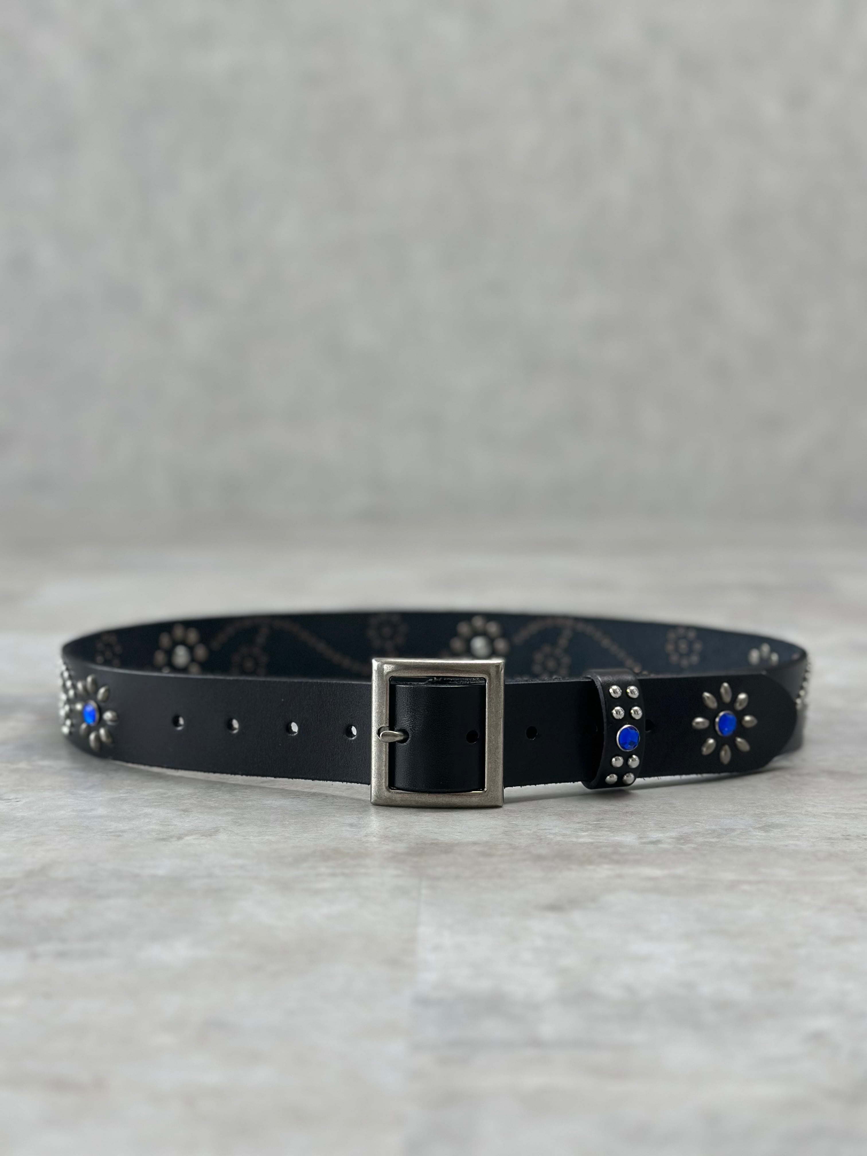Blue Stone Studded Belt