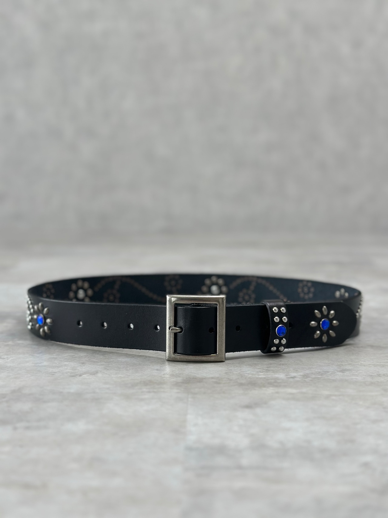 Blue Stone Studded Belt