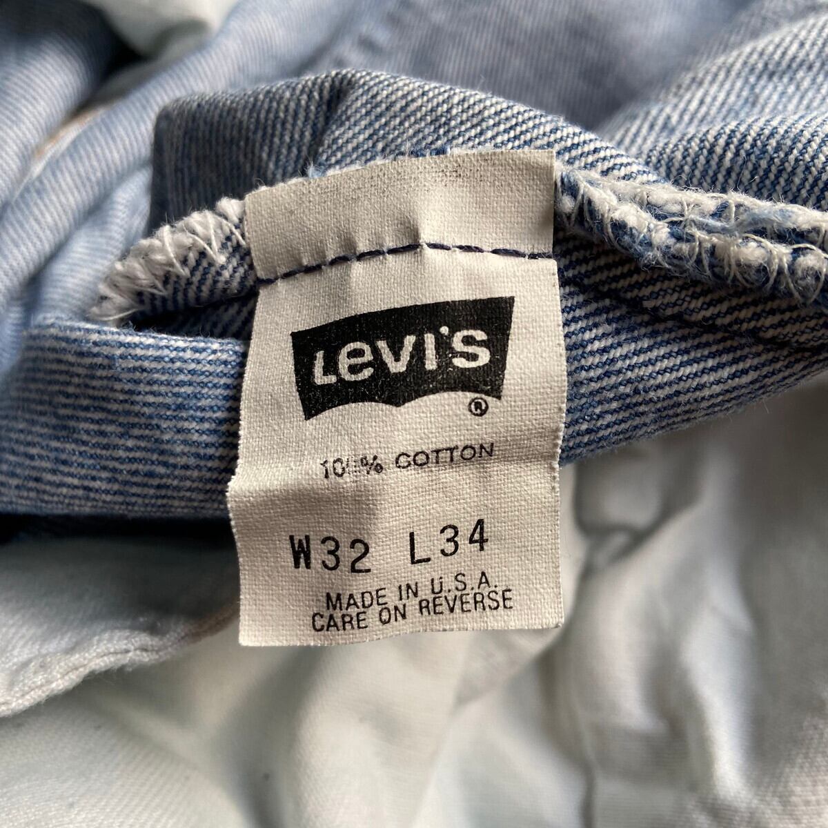 90年代 USA製 Levi's リーバイス 501-0191 ストレート デニムパンツ