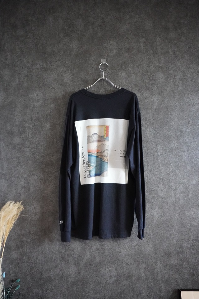 Connecter Tokyo "東京残影" long sleeve tee black