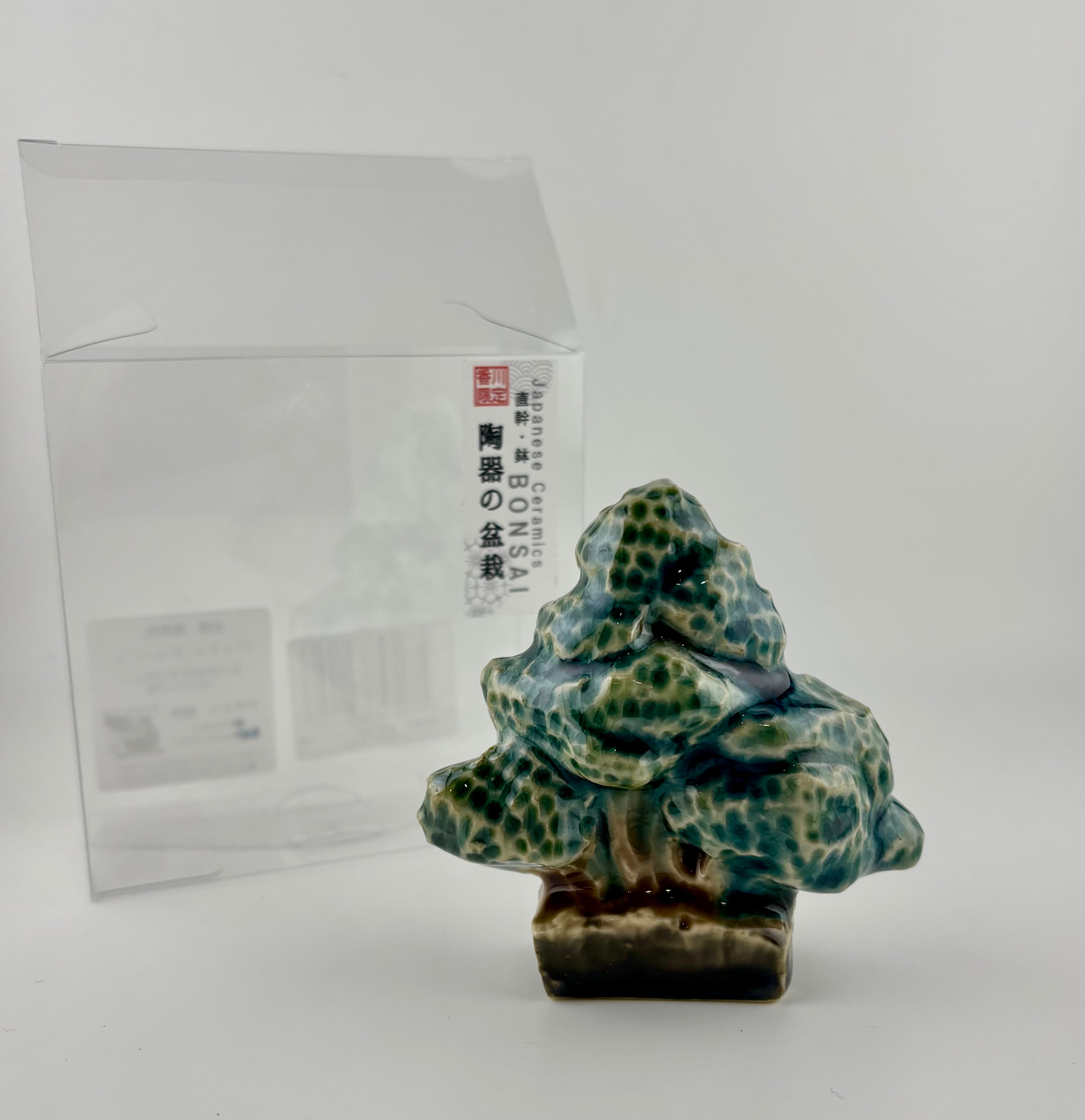 グリーンジャイアント　陶器の置き物 置物 陶器の盆栽 直幹・鉢 陶芸家 ニシクミ@2493_nishikumi【2025.12