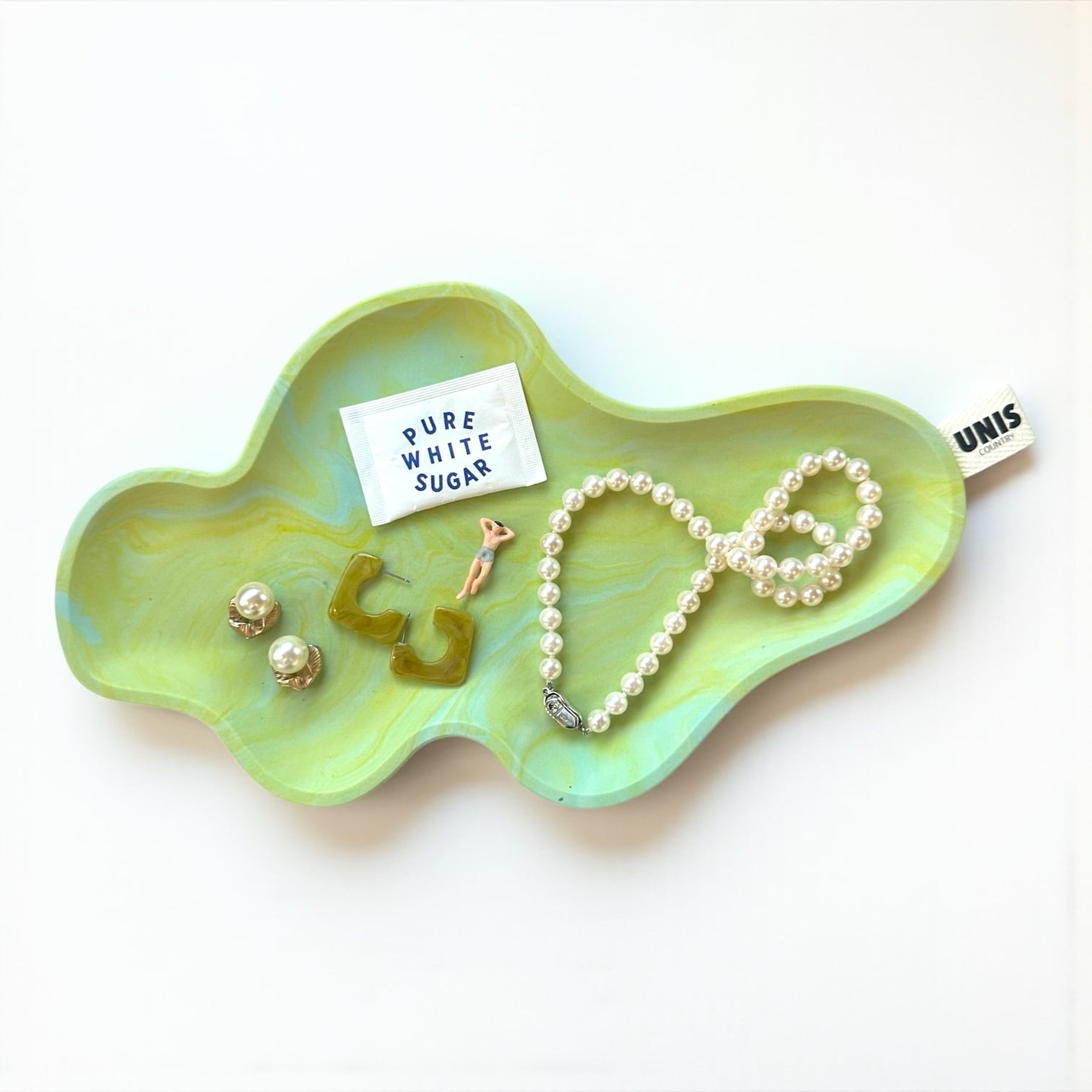 うねうねトレイ #green | UNIS COUNTRY
