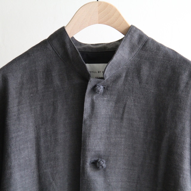 STILL BY HAND  【 mens 】wool linen coverall