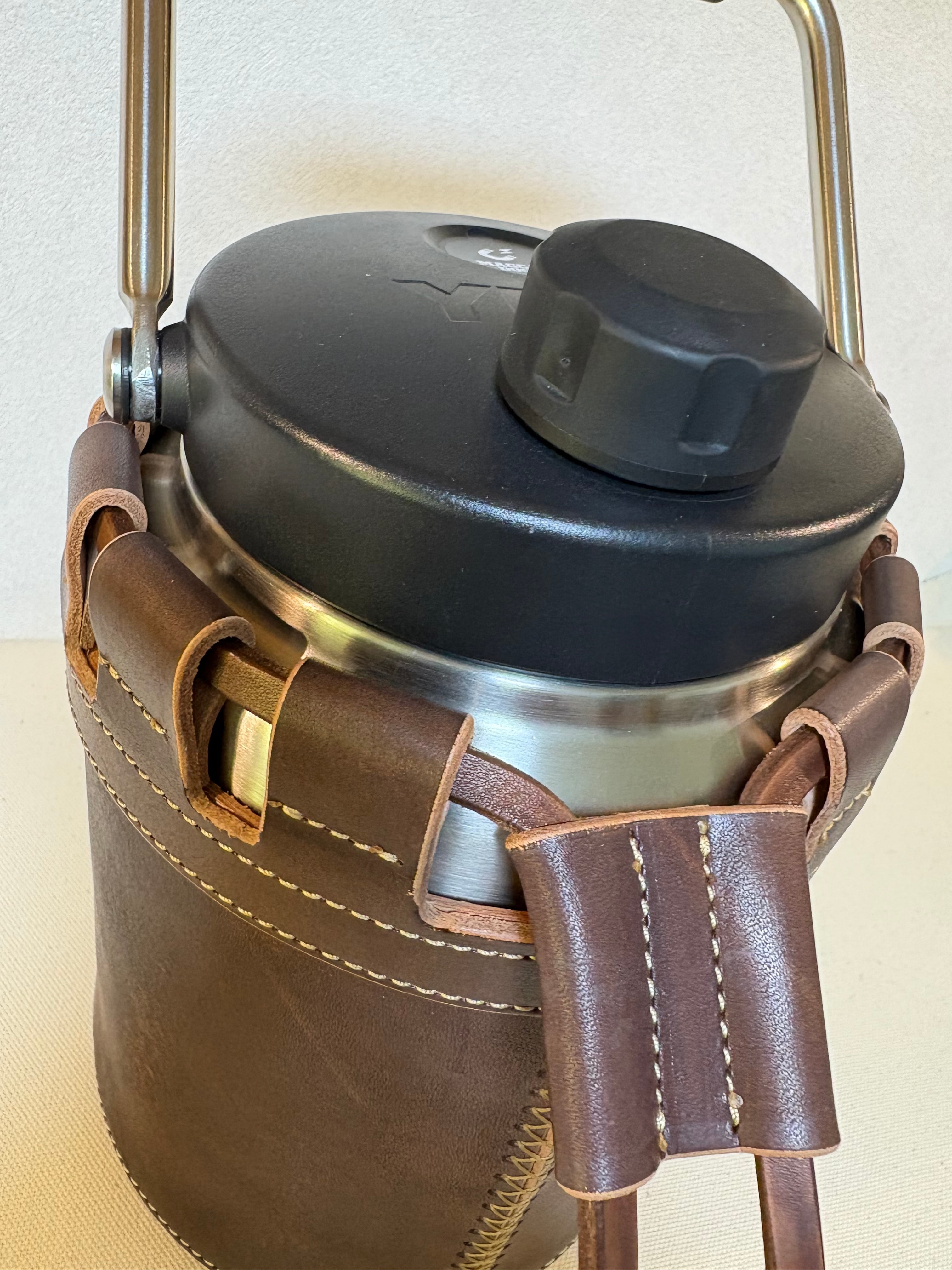 YETIハーフガロンジャグ レザーカバー（ダークブラウン） | shabbyclass8