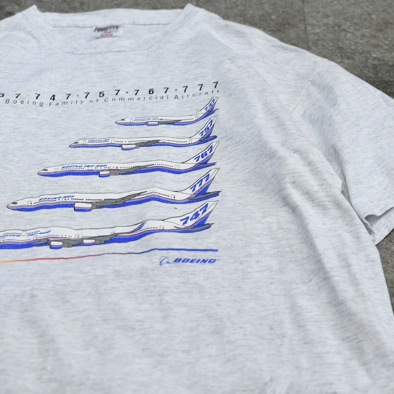 94's Boeing airplane print tee