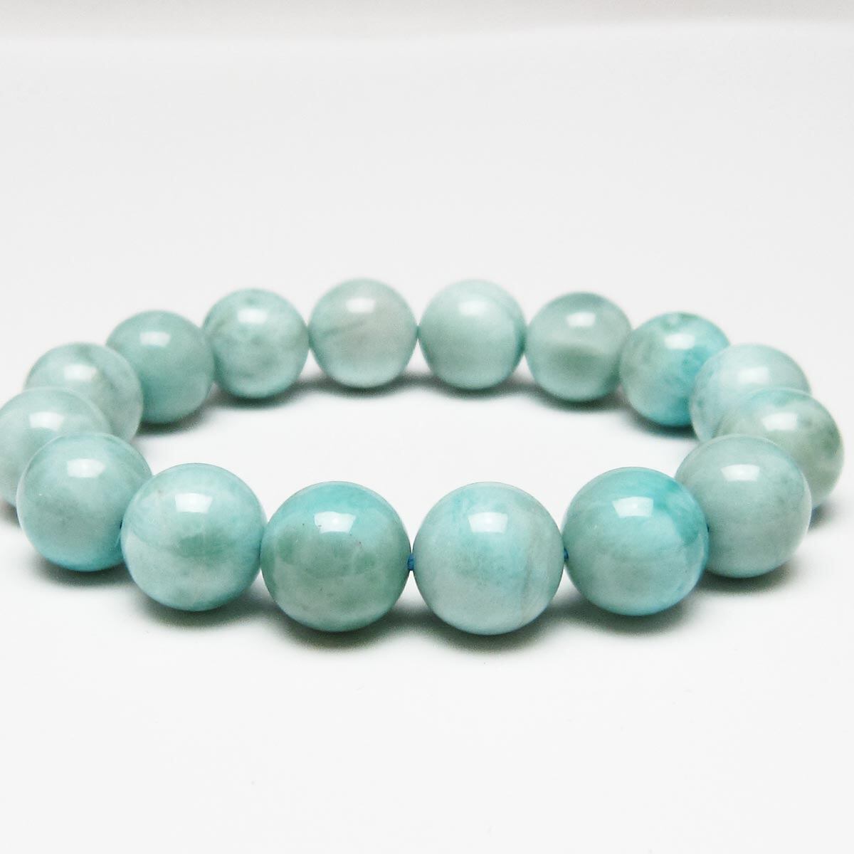 ラリマー ブレスレット 13mm 一点物 111-56457 | 天然石