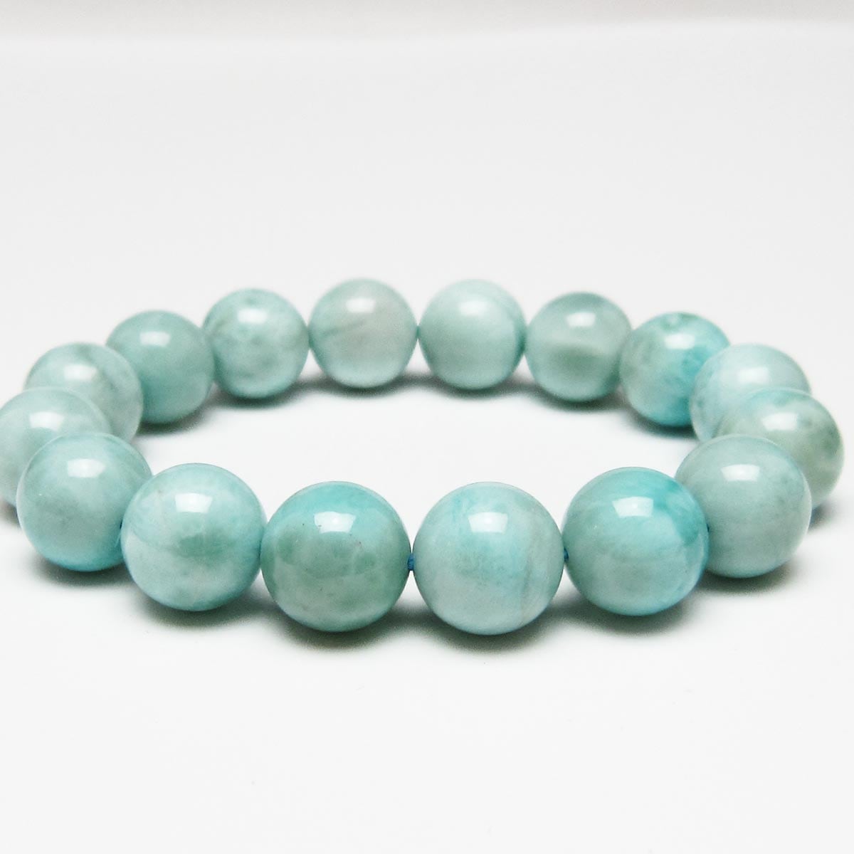 ラリマー ブレスレット 13mm 一点物 111-56457