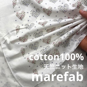 TB745◆1m◆SM◆綿100%天竺ニット生地◆マレファブ