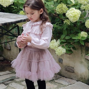 春ふんわり柔らかなガーゼスカート