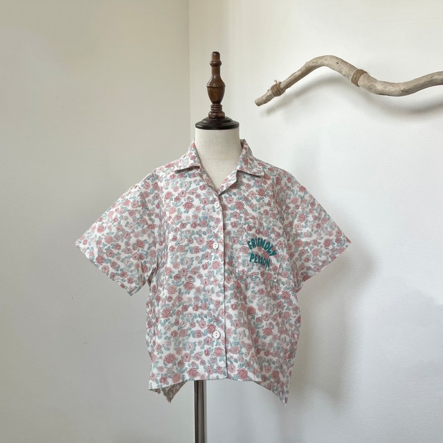 【 即納 】flower shirt / digreen