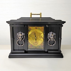 クオーツ時計・置時計・ゴールドマップ・キーケース・No.221229-02・梱包サイズ80