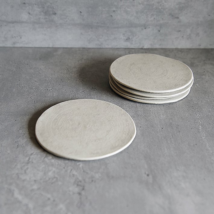 ひらひら小皿11.5cm(白灰化粧)