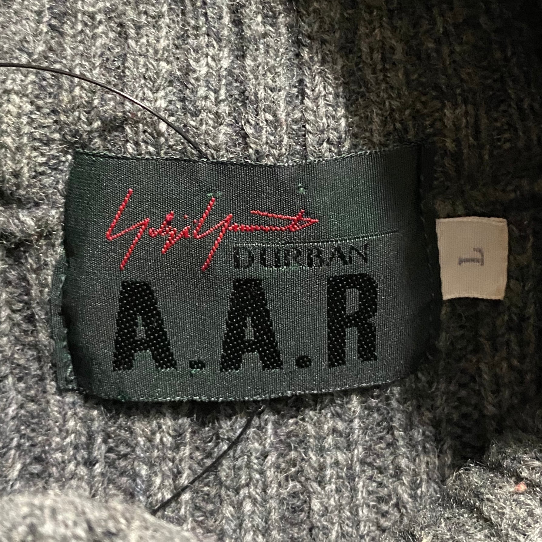 A.A.R YOHJI YAMAMOTO layered design sweater | NOIR ONLINE