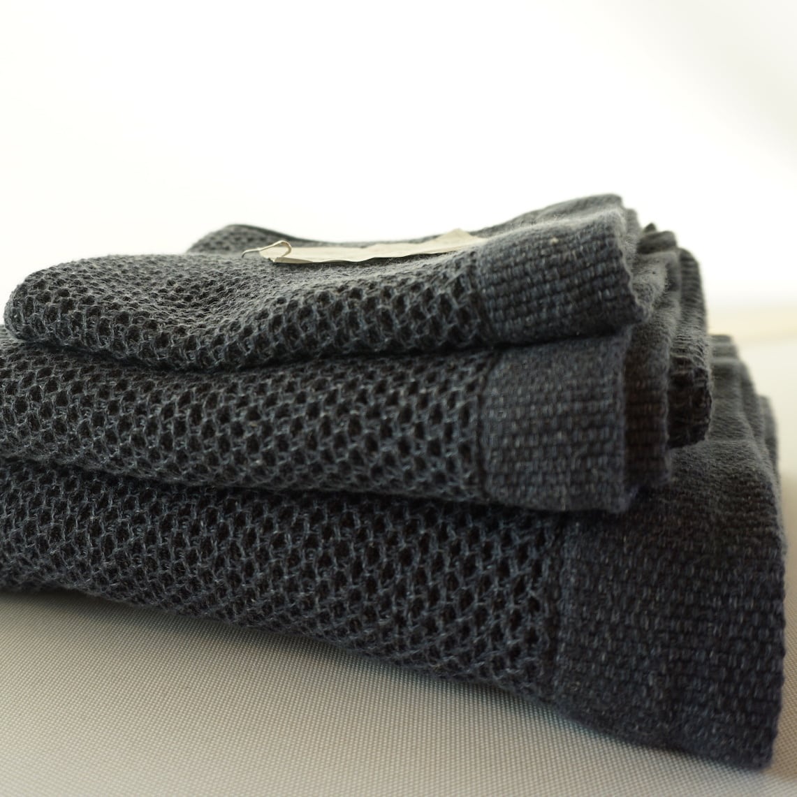 クラシックな雰囲気のタオル。ヴィンテージワッフルL