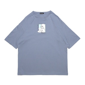 MOTO-BUNKA - MOE-BUNKA T-Shirt/Dusty Blue　 BMX