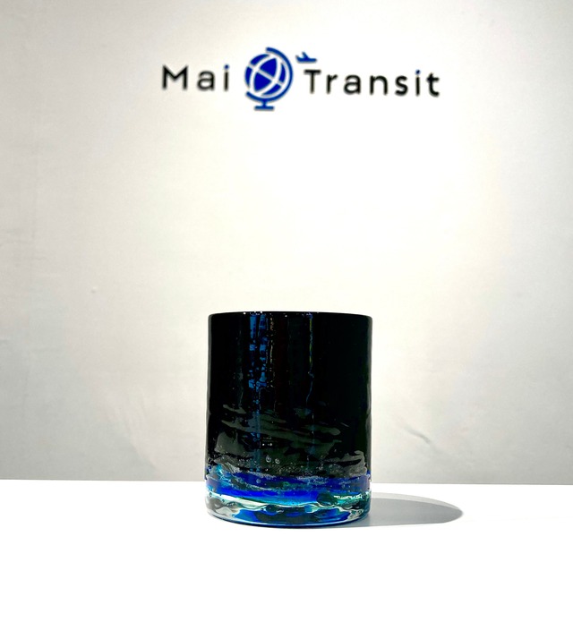 タンブラー 琉球ガラス グラス 琉球グラス おしゃれ 黒 かっこいい Maitransit マイトランジット
