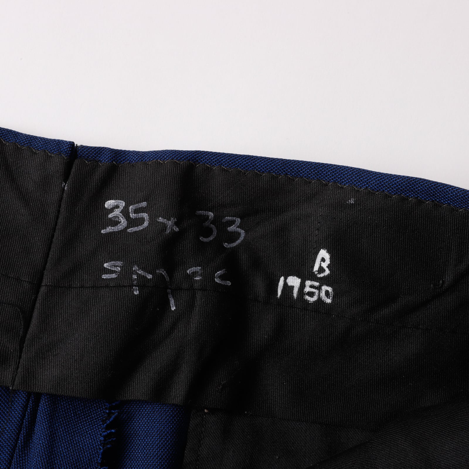極美品】70s special vintage wool slacks pants W35 blue made in USA