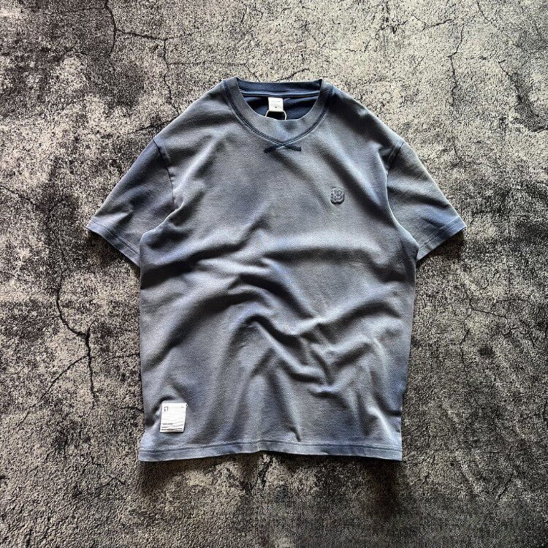 Heavyweight Washed Distressed T-Shirt(GV339)