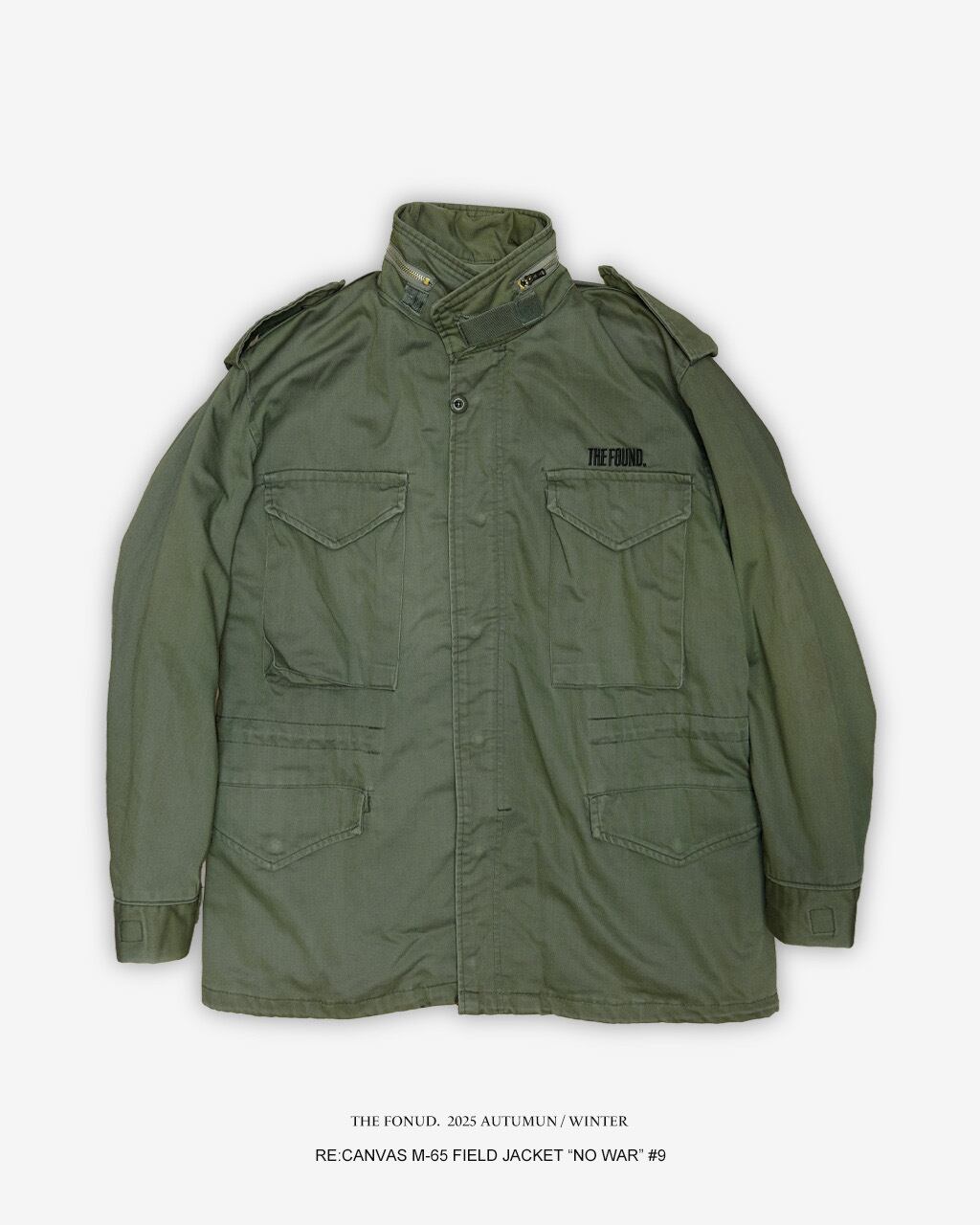 RE:CANVAS M-65 FIELD JACKET "NO WAR" #9