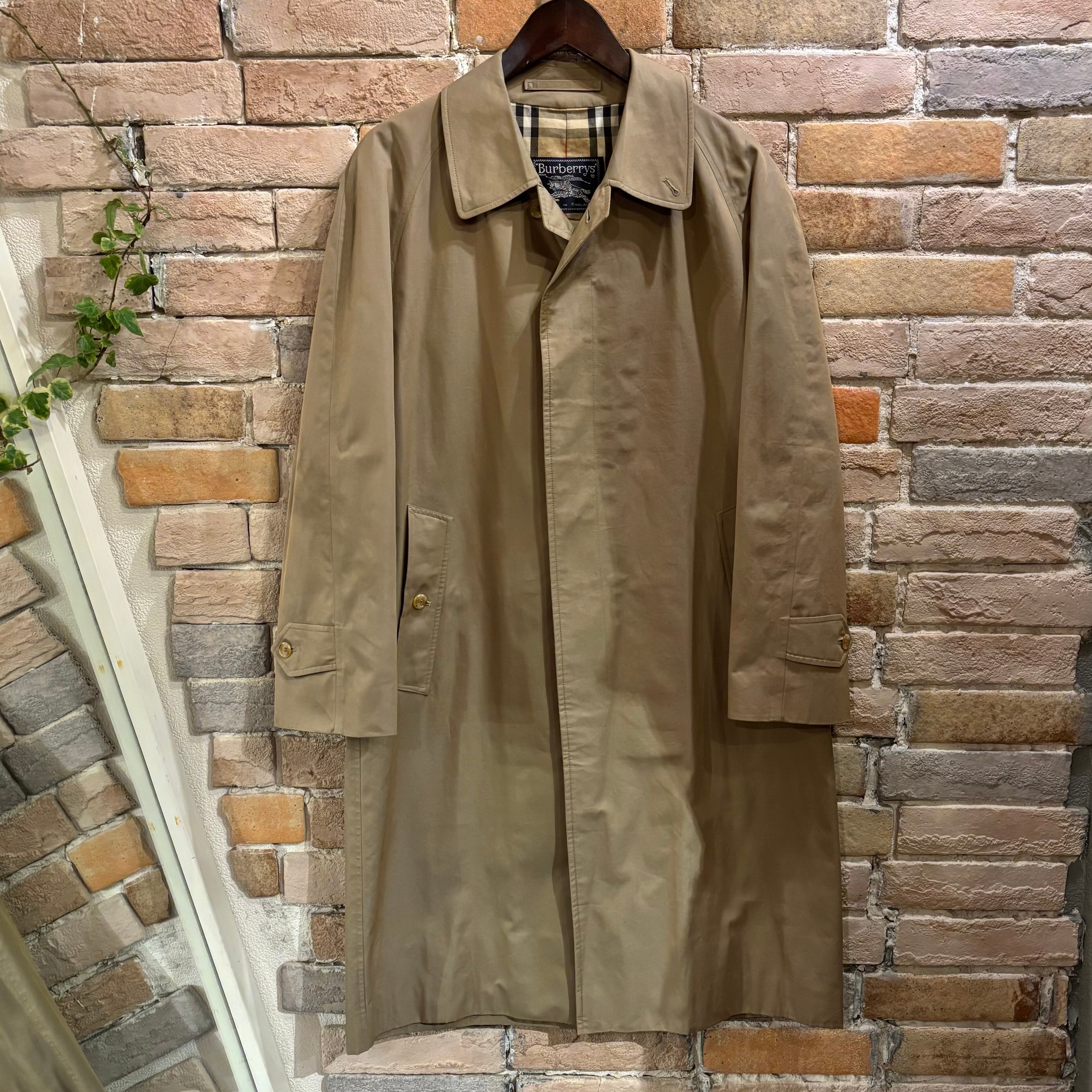 古着　Burberrys ヘリンボーン　カシミア　コート　80S ステンカラー 古着 Burberrys ヘリンボーン カシミア コート 80S ステンカラー