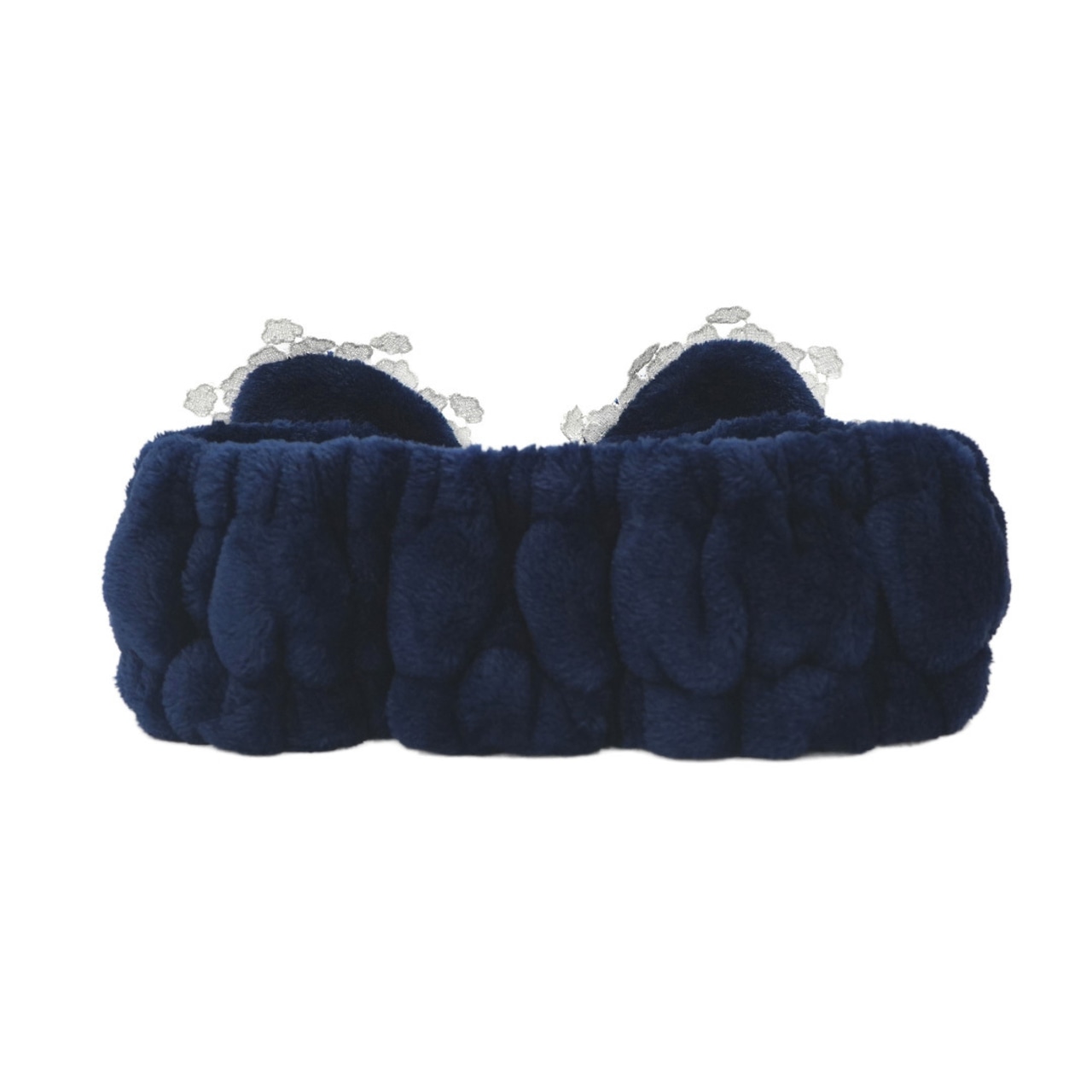 【近沢レース】ふわもこ　リボンヘアバンド