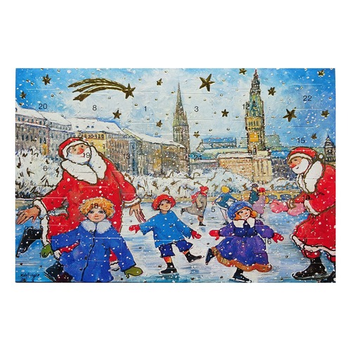 クリスマス　アドヴェントカード　欧州各都市のクリスマスマーケットシリーズ　ハンブルク　LBG-Adv.1470
