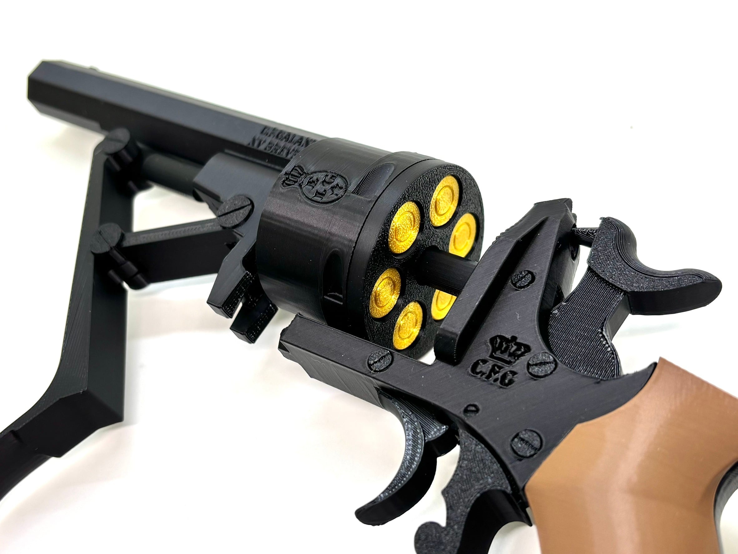 ロシア帝国 M1870 ガラン リボルバー レプリカモデル（非金属、発射