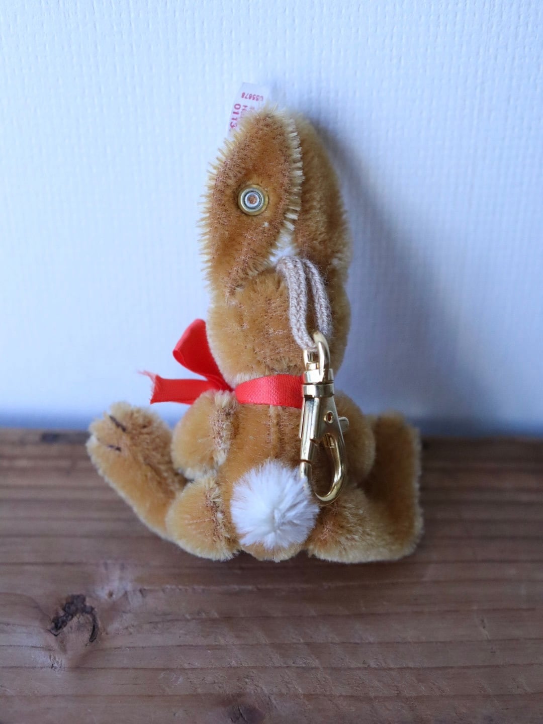 ヴィンテージ シュタイフうさぎ キーリング Steiff Easter Rabbit