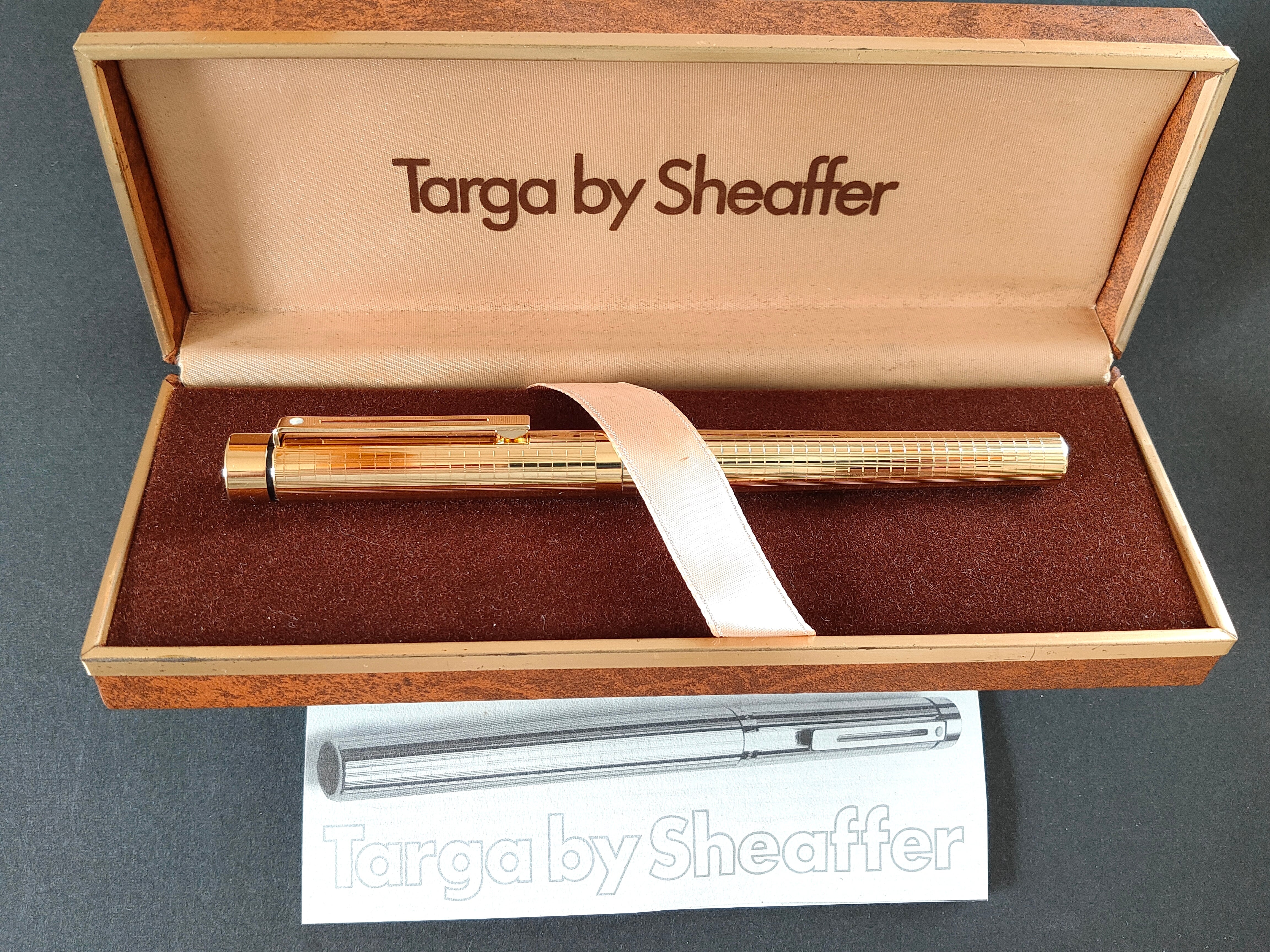 90s シェーファー タルガ 1007 SHEAFFER Targa 1007 （中字） 14K