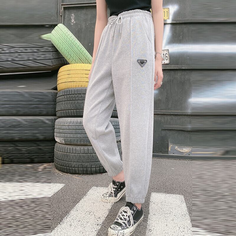 パンツ ハイウェストウェストルーズ薄手カジュアルオータム 大きめサイズ 秋物 ミックスインファッション69451275460