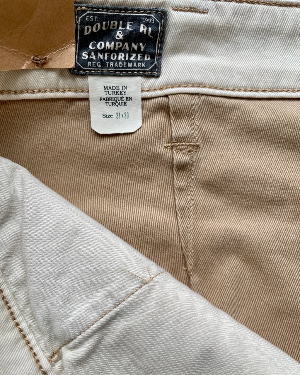 RRL リペアードツイルフィールドパンツ　31×30 新品 RRL プリントリバースツイル フィールドパンツサイズ31-30