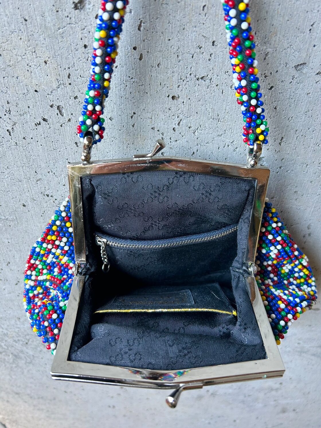 昭和レトロ ビーズバッグ がま口 ポピーバッグ POPPY BAG ヴィンテージ 