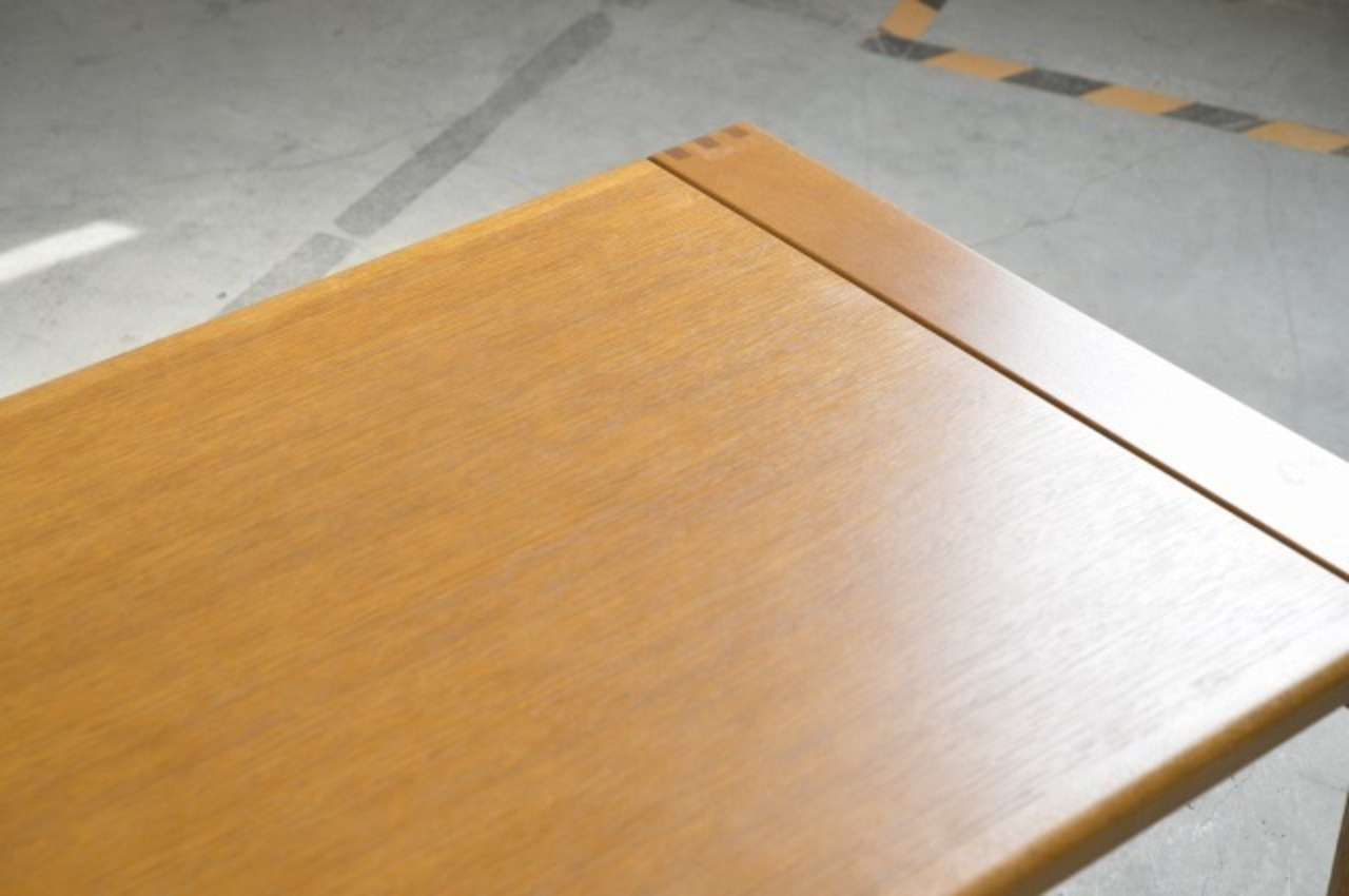 CONDE HOUSE「BOLS/ボルス」20万 ローテーブル 座卓 長濱實 オーク材 机 食卓 作業台 リビング カントリー 重厚感 ナラ材 カンディハウス【中古家具/中古インテリア/USED家具ユーズド家具/リサイクル】