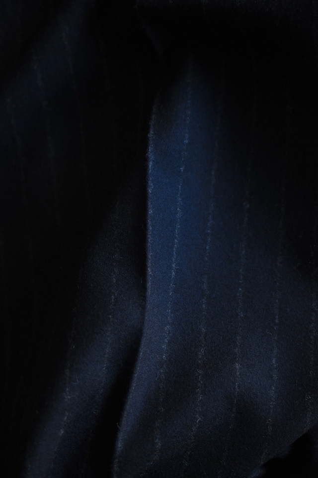 HEUGN / "Aaron" Wide Stripe 2Pleats trousers