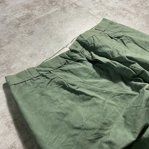 50-60s ジョッパーズ フレンチワーク メカニック モスグリーン パンツ 詳細写真4